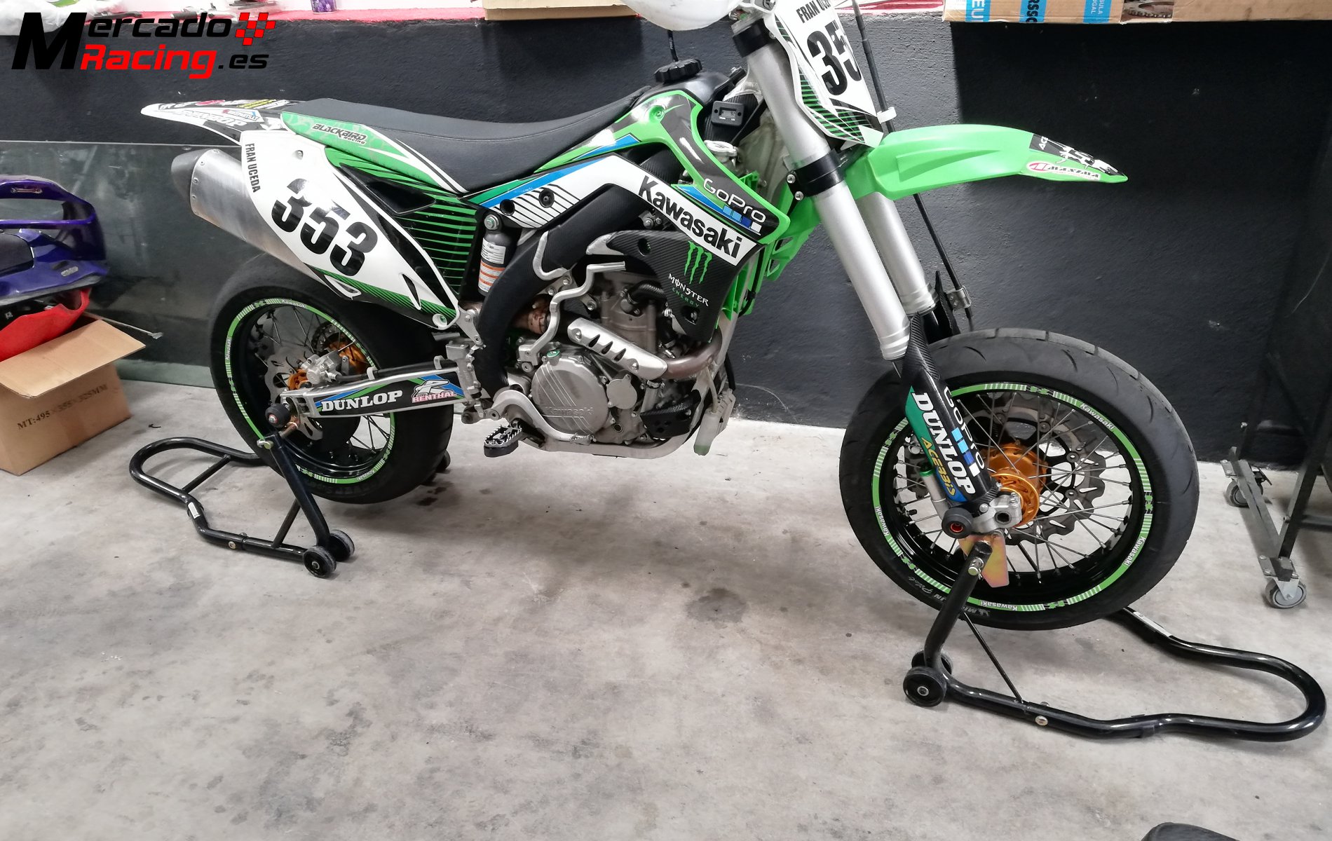 Kawasaki kx450f supermotard