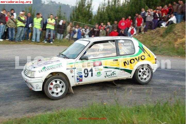 Vendo un 205 rally que estuvo corriendo este a o en Autocolon de llanes