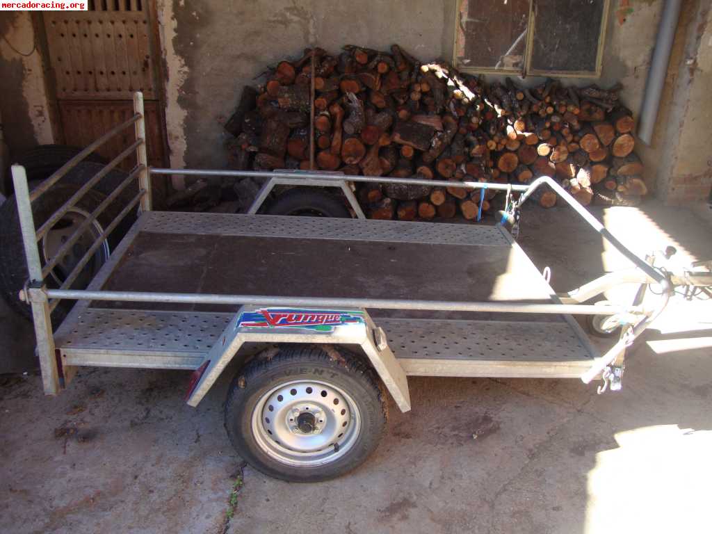 Remolque plataforma para quad y motos