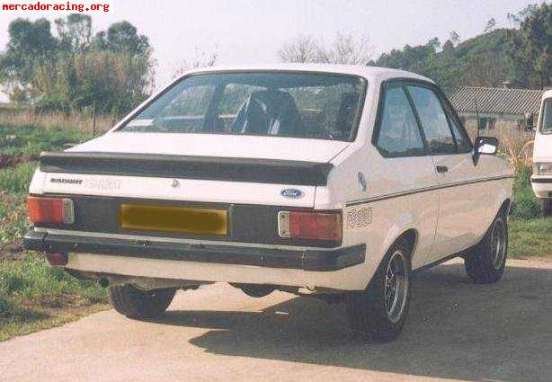 Vendo escort rs 2000 mk2 de 1979 restaurado con documentaci n espa ola al