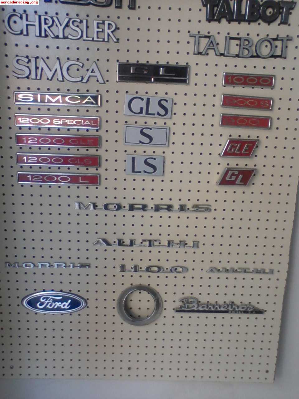 Recambios para coche