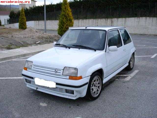 Renault 5 GT Turbo grupo A Carburador valvulas arbol de levas de Renault