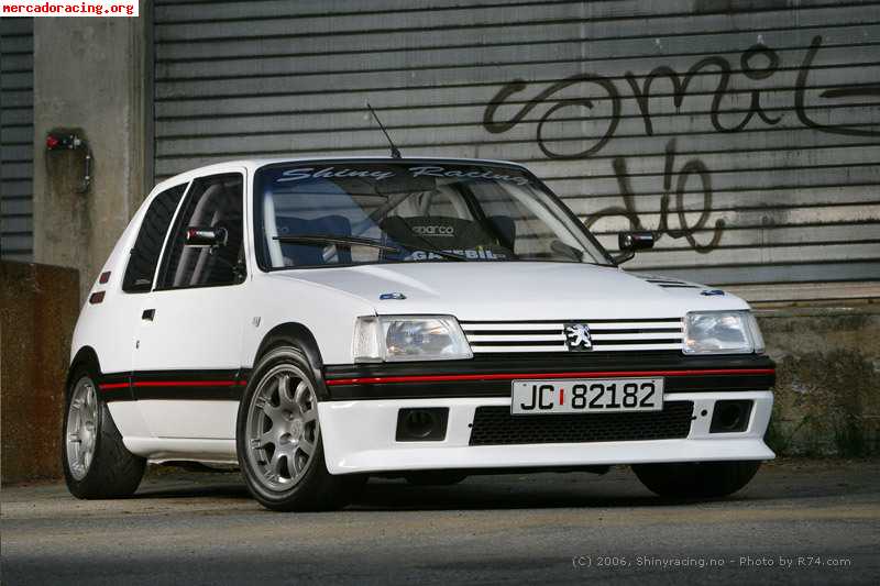 They also did a white Peugeot 205 GTI