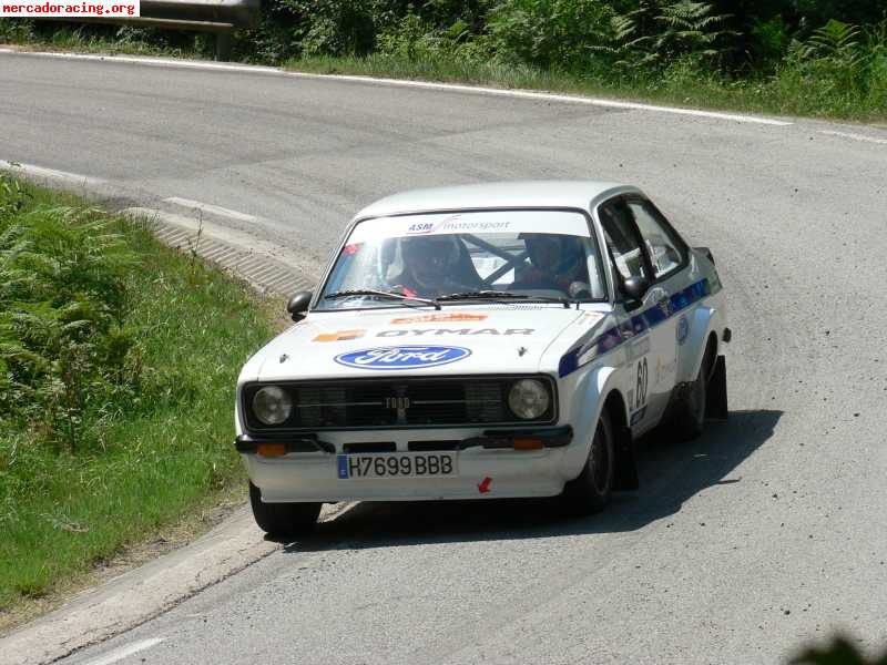 Vendo ford Escort MK2 RS 2000 Grupo 2 FIA todo homologado 