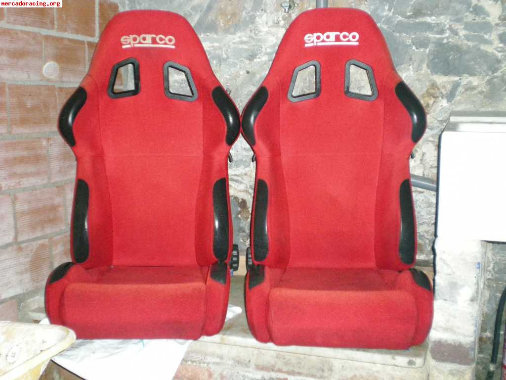Semibaquets Sparco Torino Rojos los 2 300 