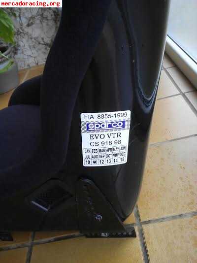 Pareja Baquets Sparco Evo Fibra