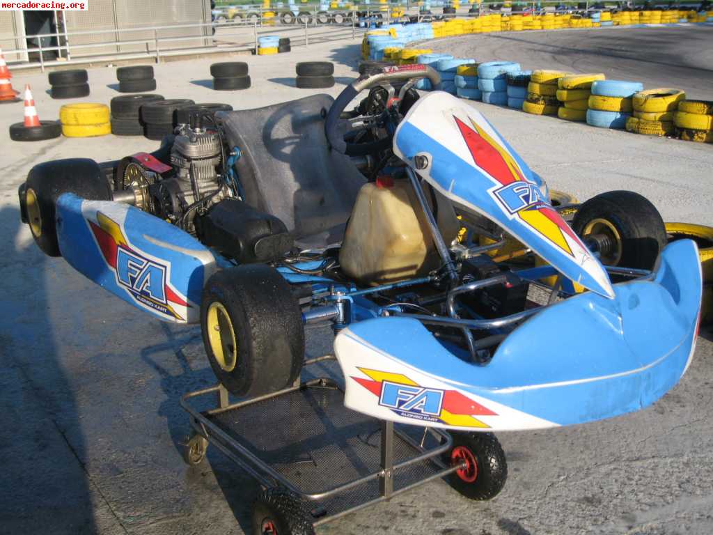 VENDO KART CHASIS FA(FERNANDO ALONSO)DEL 2008 MOTOR PARILLA