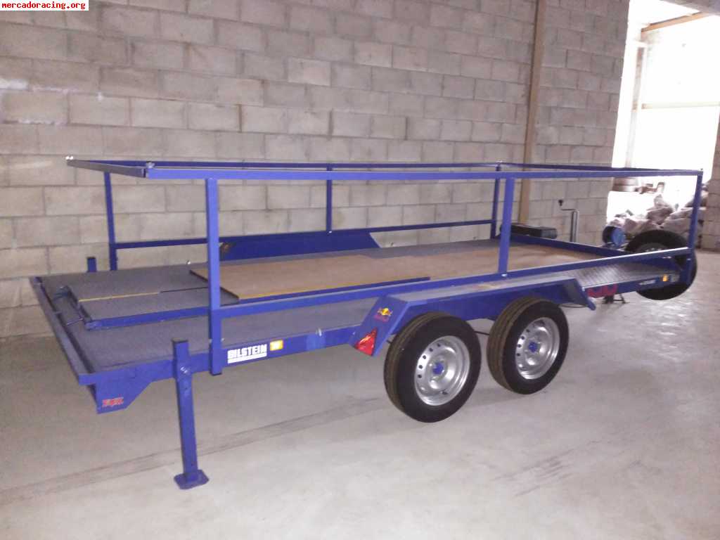 VENDO REMOLQUE PORTACOCHES CON 2 AÑOS 1800Kg VENDO REMOLQUE PORTACOCHES CON 2 AÑOS 1800Kg