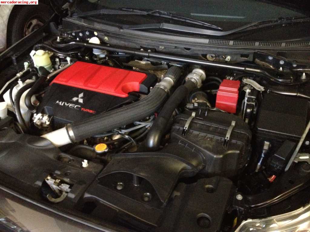 Motor original Mitsubishi Evo X procedente de coche de calle