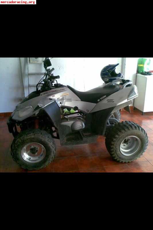 vendo quad eton 250cc homologado para dos plazas.