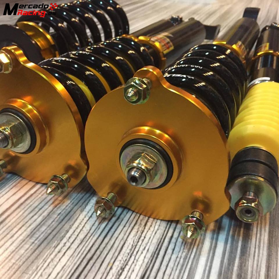 Suspensión BMW E36 325i Yellow Speed Racing con especificaci