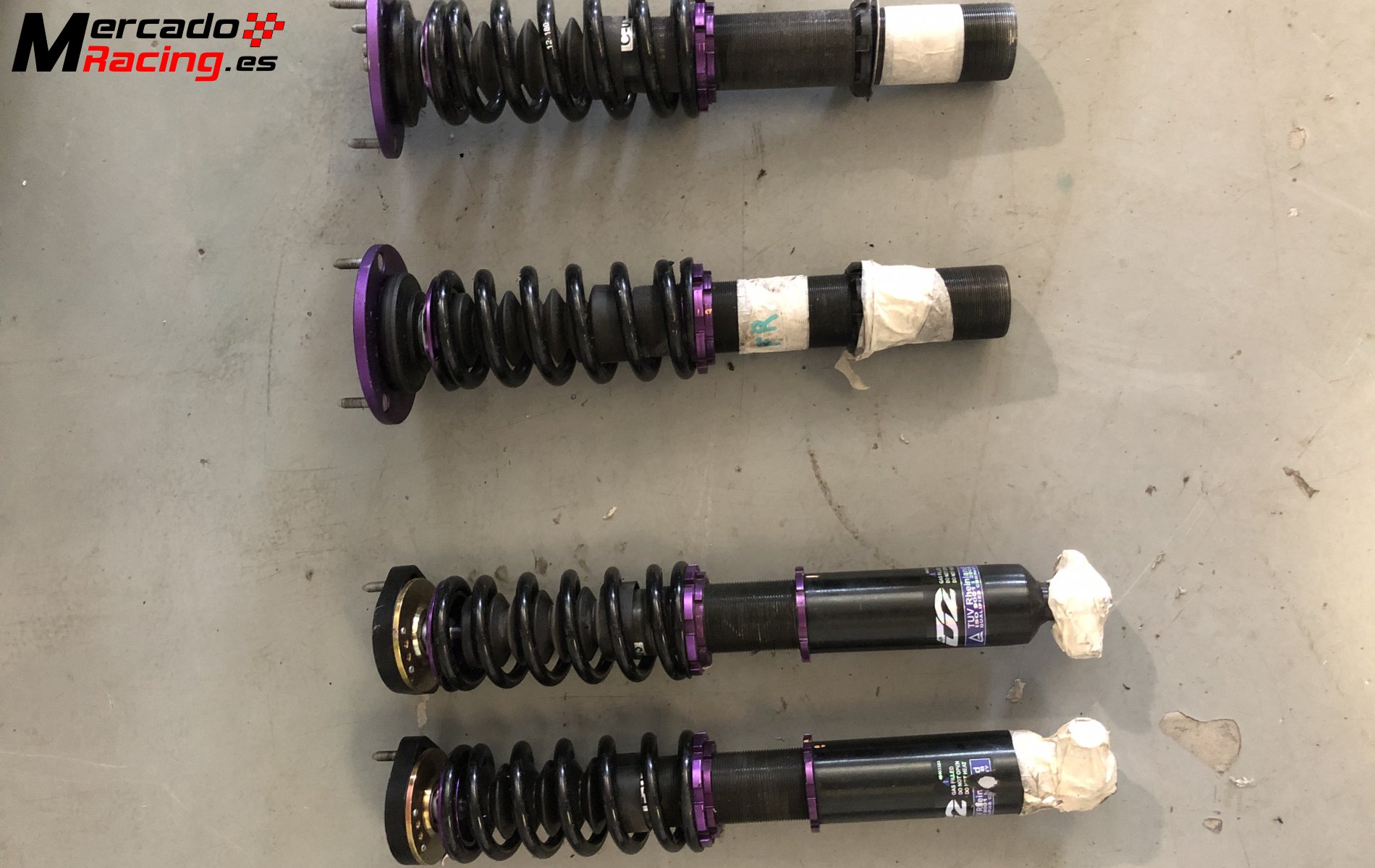Suspension BMW e30 Especifica Rallyes de Asfalto D2 Racing