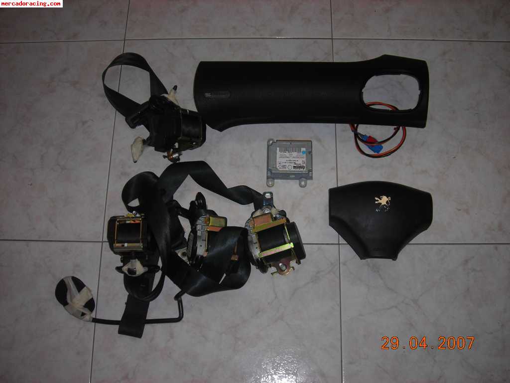 Airbags delanteros completos 206 RC